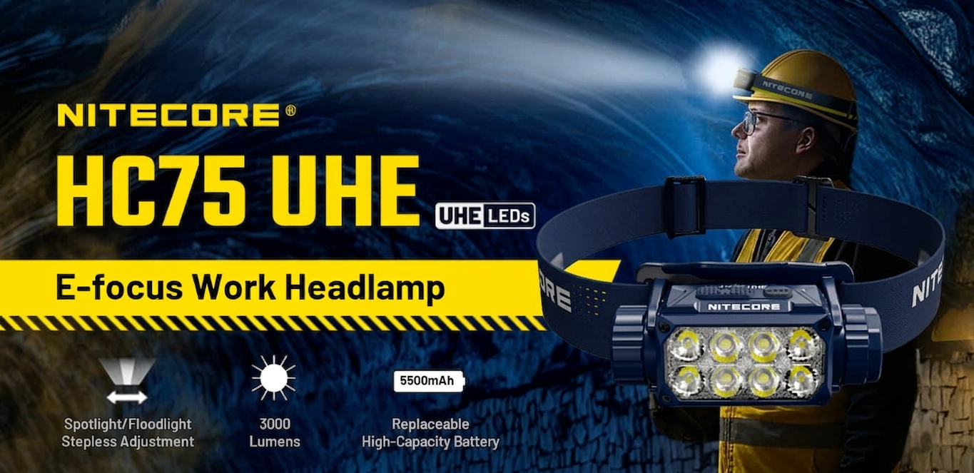 LED čelovky NITECORE